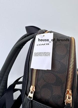 Женский брендовый кожаный рюкзак coach mini court backpack мини рюкзачек оригинал кожа коач коуч на подарок жене подарок девушке7 фото