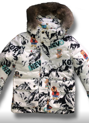 Куртка дитяча зима teddy від 5 до 12 років 3 кольори1 фото