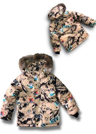 Куртка детская зима teddy от 5 до 12 лет 3 цвета2 фото