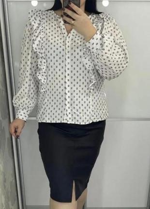 Блуза нарядна для офісу сорочка1 фото
