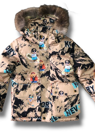 Куртка детская зима teddy от 5 до 12 лет 3 цвета1 фото