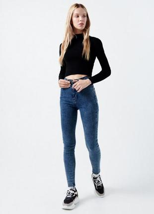 Стильні брендові джинси "cropp" із високою посадкою. розмір eur40 (m).5 фото