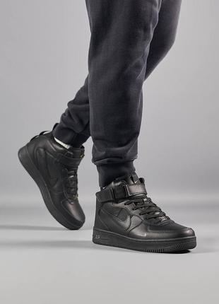 ❄️зимові чоловічі кросівки на хутрі nike air force 1 utility high найк аір форси