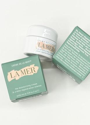 Розкішний зволожуючий крем для обличчя la mer crème de la mer the moisturizing cream, 7 ml