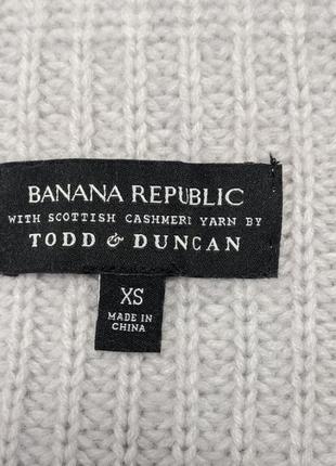 Banana republic todd &amp; duncan свитер из кашемира3 фото