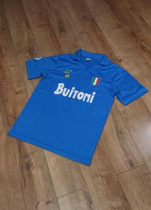 Napoli, vintage home shirt 1987/88, buitoni, футболка, наполи