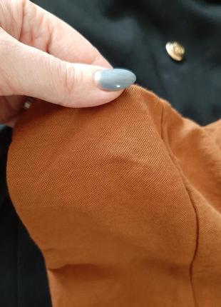 Стильные, коричневые брюки от zara7 фото