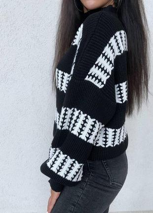 Вязаный женский свитер8 фото