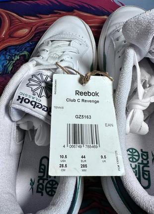 Кросівки оригінал шкіряні reebok classic club c revenge3 фото