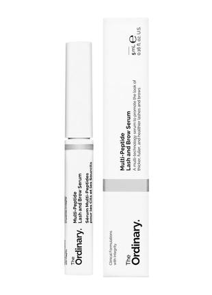 The ordinary multi-peptide lash & brow serum мультипептидна сироватка для росту вій та брів,  5 мл