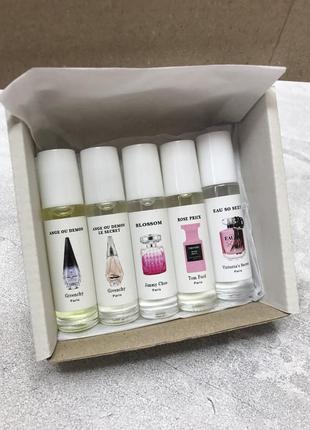 Набір з 5 масляних парфумів по 10 мл.