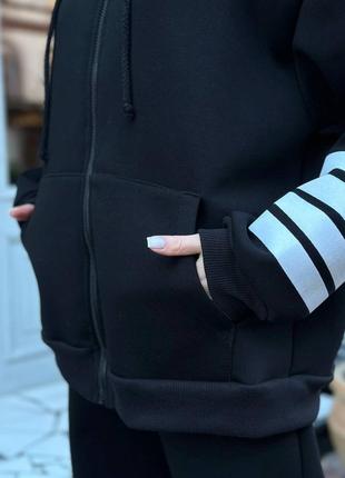 Спортивный костюм,теплый на флисе,штаны     кофта на молнии пенье 42-44,46-48 олива,черный7 фото