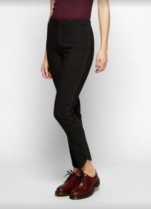 Стильные брюки с лампасами  датского бренда  премиум-класса selected femme размер 36/s.
