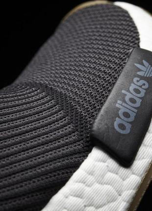 Оригинальные кроссовки adidas nmd_cs1 primeknit 'black gum' original1 фото