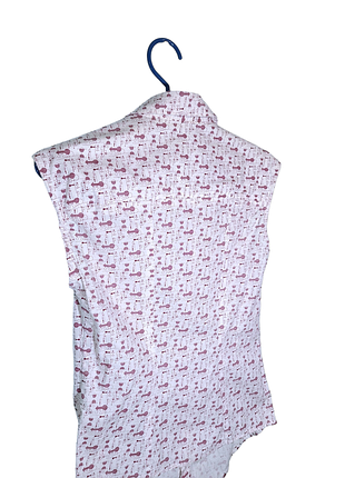 Блуза жіноча з геометричним принтом5 фото