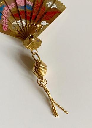 Винтажная подвеска веер