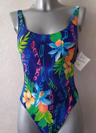 10/s/38, франция! цельный яркий купальник. новый