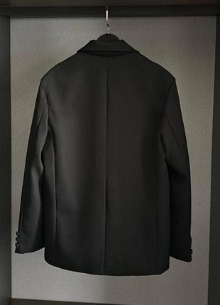 Чорний піджак жакет із квіткою магда-бутрум magda butrym3 фото