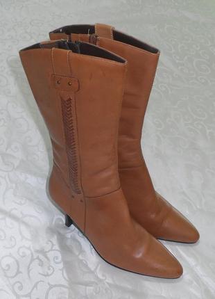 Чоботи жіночі шкіряні розмір 38,5