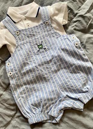 Сша костюм для новорожденного малыша футболка, шорты штаны шорты мальчика1 фото