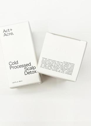 Средство от перхоти и для очищения кожи головы act+acre cold processed scalp detox, 89 мл2 фото