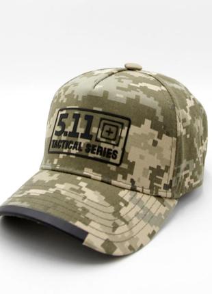 Тактична бейсболка кепка tactical series 5.11 (s), бейс з логотипом армійська осіння,acu