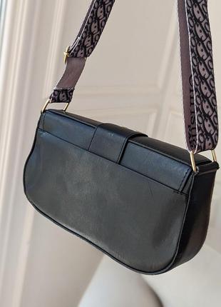 Сумка женская  багет , сумка  серый3 фото