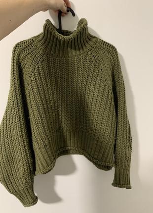 Зеленый свитер4 фото