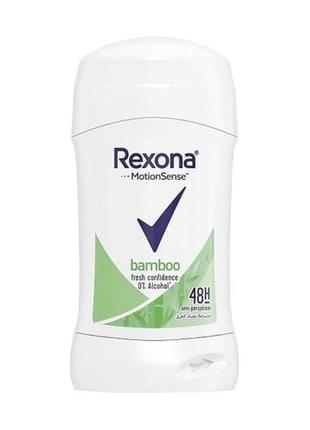 Антиперспірант жіночий rexona motion sense бамбук 48h, 40 мл2 фото