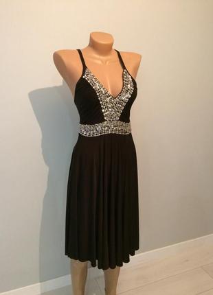 Розкішне вечірня плаття з камнями