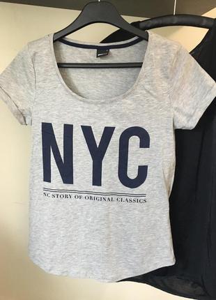 Футболка nyc ginatricot s