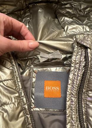 Пуховик тепла куртка boss серия thermal booster с капюшоном7 фото