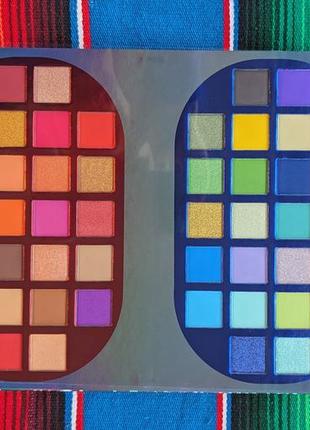 Палетка теней makeup revolution london &amp; matrix "neo" 48 цветов9 фото