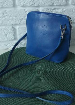 Сумочка vera pelle італія. натуральна шкіра.