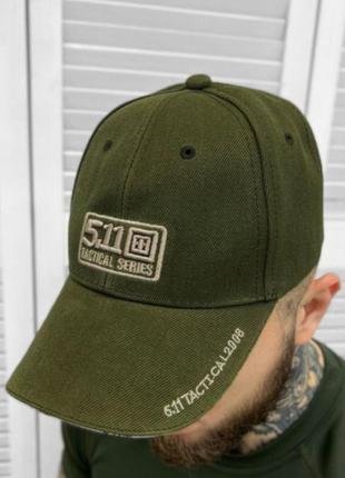 Тактическая кепка бейсболка 5.11,осение лого olive
