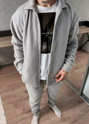 Костюм двійка чоловічий флісовий 46-48;50-52;54-56 razg802-ат41780tве