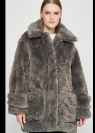 Новая шуба h&m теплая легкая шуба плюшевая