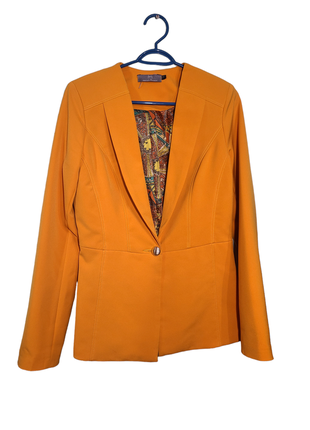 Пиджак оранжевый4 фото
