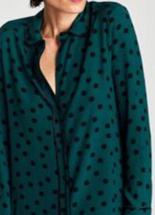 Симпатичная блуза в горошек zara1 фото
