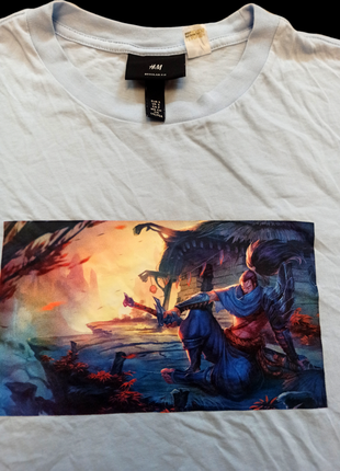 Футболка league of legends “yasuo” by h&m