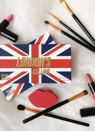 Палетка тіней makeup revolution london "london calling" 🇬🇧5 фото