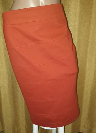 Вискозная плотная юбка-карандаш thalian со стрейчем размер 6 usa3 фото