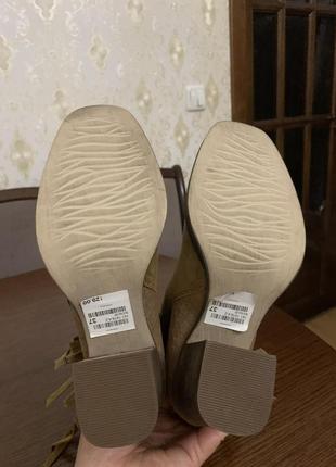 Ботінки-казаки.розмір 37,нові,натуральна замша