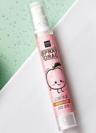 Спрей для порожнини рота senana multi-effect qinrun peach oral spray 15ml