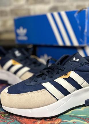 Чоловічі кросівки adidas retropy f2 white navy