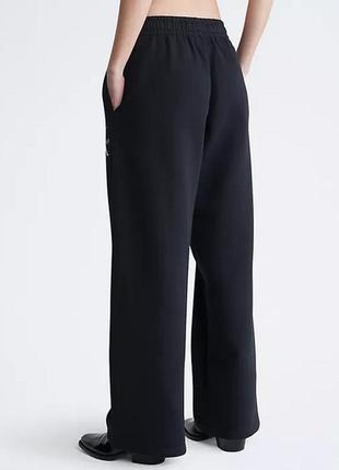 Очень толстые брюки флисовые прямые размер l-xl calvin klein wide-leg  оригинал4 фото