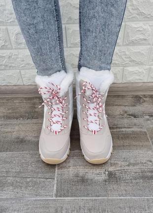 Сапоги на меху сапоги дутики зимняя обувь3 фото