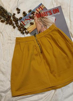 Yellow a-line skirt 💫3 фото