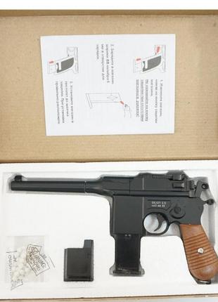 Детский игрушечный пистолет на пульках металлический корпус c552 фото
