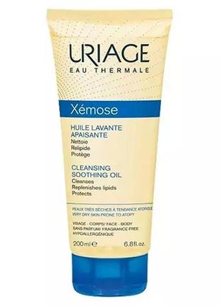 Урьяж очищающее успокаивающее масло для лица и тела uriage xemose cleansing2 фото